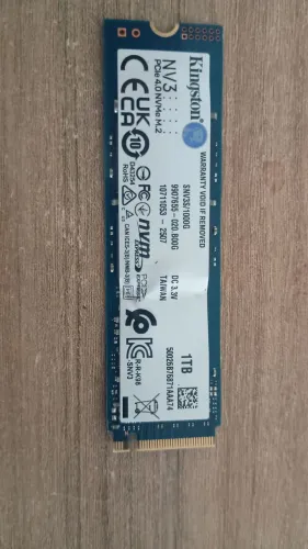 SSD 1tb Kingston Usado