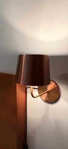 2 Luminárias de parede TOK STOK em alumínio - cor cobre