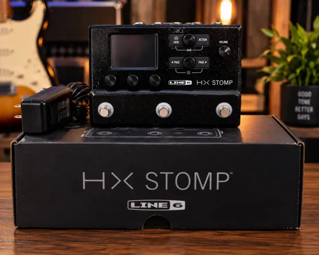 LINE 6 HX STOMP - CAIXA + FONTE ORIGINAL