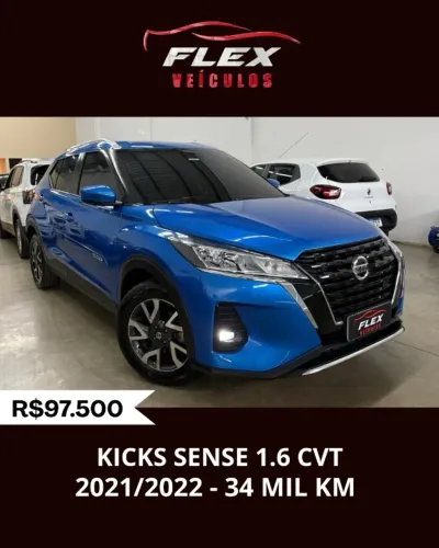 Nissan Kicks Sense 1.6 16V Flex AUT 2022