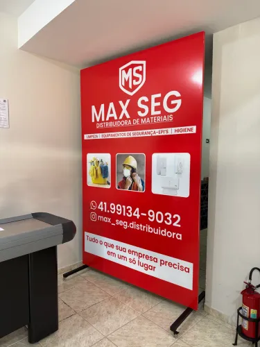 Painel Backdrop Móvel em Metalon 1,60 x 2,50 m