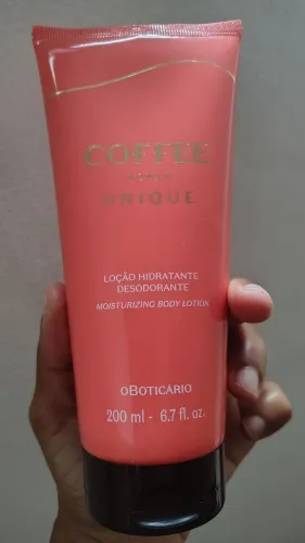 Coffee woman unique loção hidratante desodorante