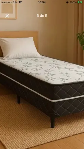 Cama solteiro pascal