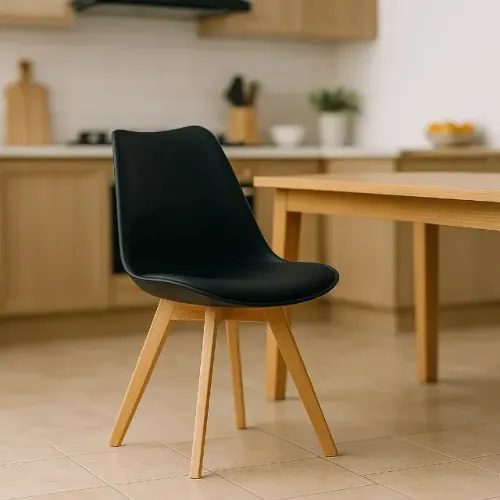 Cadeira Leda Saarinen Design Preta
