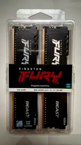 Kit Memória Kingston Fury Beast 16GB (2x8GB) DDR4