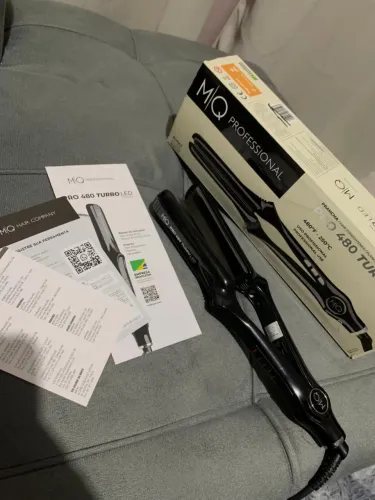 Prancha de cabelo profissional - MQ Pro 480 Turbo LED