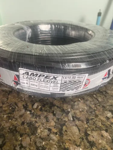 Fio cobre 10.mm anti chama flexível