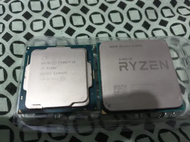 Processador Core i3 9100F e Rayzen 3 1200