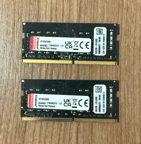 Memórias RAM Notebook 8GB DDR4 3200 MHz Kingston Fury Gamer