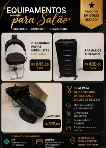 Equipamentos de Salão
