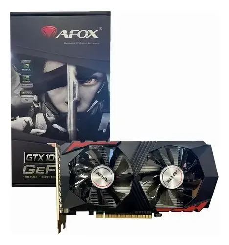 Placa de vídeo 4gb ddr5 1050 ti Afox apenas 1.395.00 produto novo com garantia