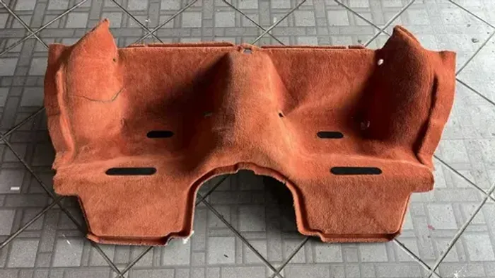 Carpete Traseiro Porsche 911 2005/2012 11b159 Laranja