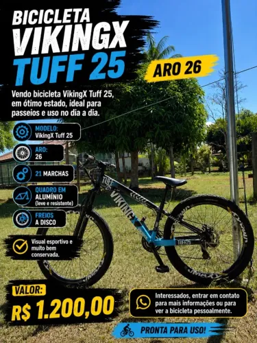 Bicicleta VIKINGX TUFF 25