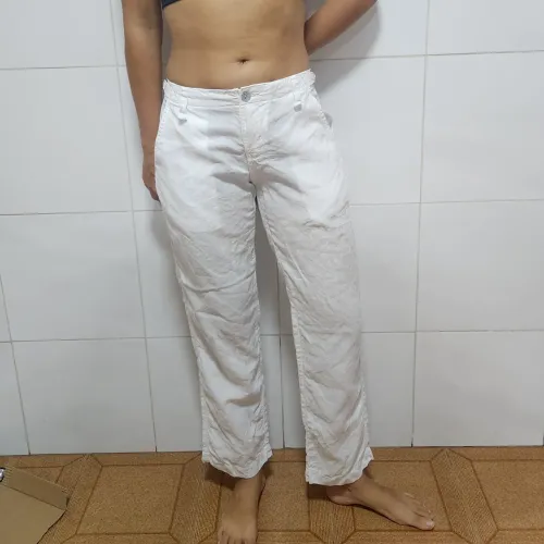Calça Richards linho 40