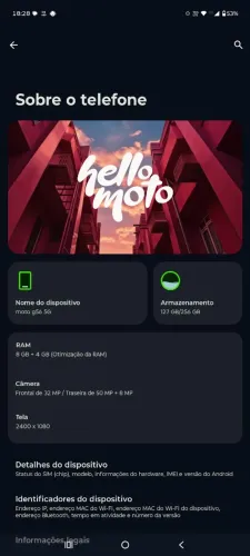 Motorola G56 5G semi novo na garantia e com nota fiscal