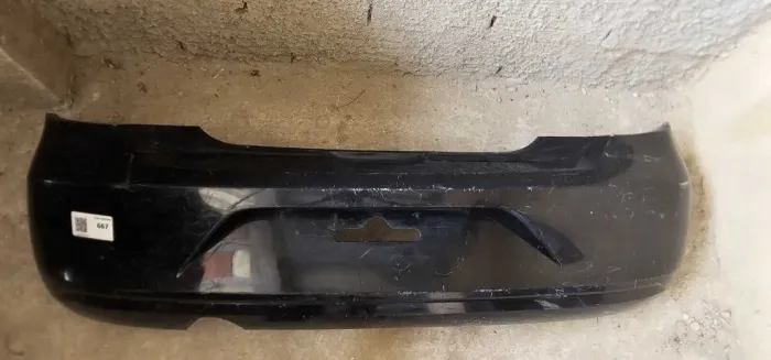 Parachoque Traseiro Gol G6 2013 2018 Preto Liso Refletor     ETQ667
