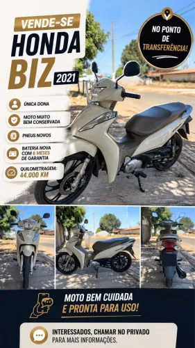 Moto biz 2021 nova