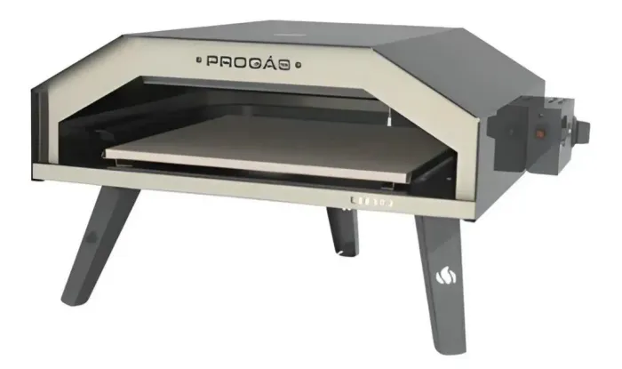Forno de bancada a gás glp provas,pruno-40 13.9 l aço inoxidável