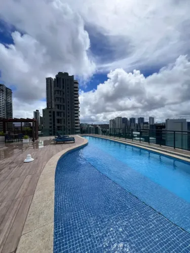 Apartamento Duplex Mobiliado - 1 Quarto - Nascente no Aquarius com 1 Vaga de garagem