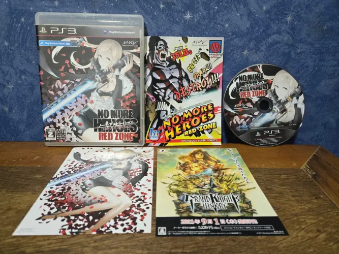 Jogo - No More Heroes Red Zone - Sony Playstation 3 PS3