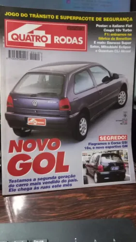 revista 4 rodas edição Novo Gol