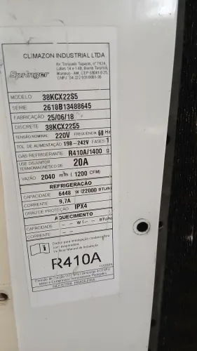 Ar Condicionado Midea Splitter 22.000 btus