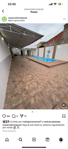 Alugo casa com Piscina DIÁRIA bairro Santa Maria