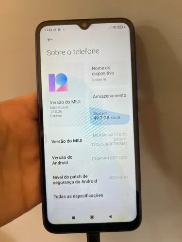 Celular Redmi Xiomi 9i - 128GB - azul