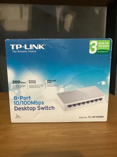 SWITCH TP LINK 8 PORTAS 10/100 Mbps modelo TL SF1008D