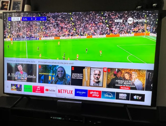 TV Samsung 75? Smart TV 4K UHD - UN75RU7100 - Impecável