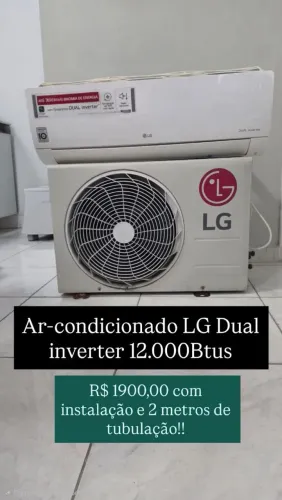 Ar Condicionado LG Dual Inverter 12 mil btus