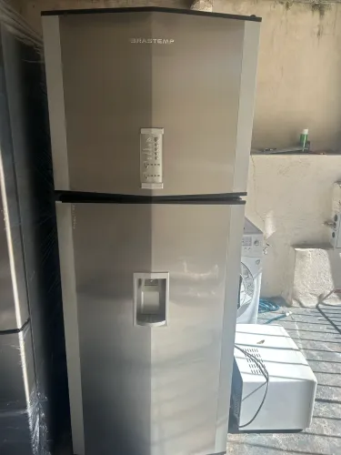 Geladeira inox Brastemp