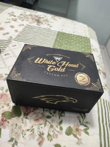 Tattoo pen White Head Gold