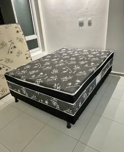 Cama casal alta D33 10cm