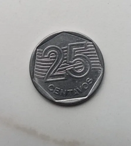 Vendo linda moeda relíquia de 25 centavos!!!