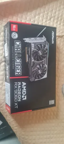asrock rx9060xt challenge 16gb - caixa vazia