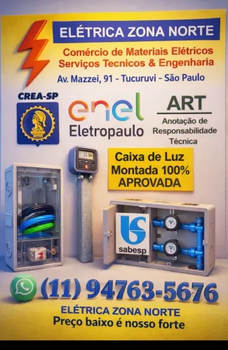 Caixa de Luz Enel Padrão Eletropaulo 