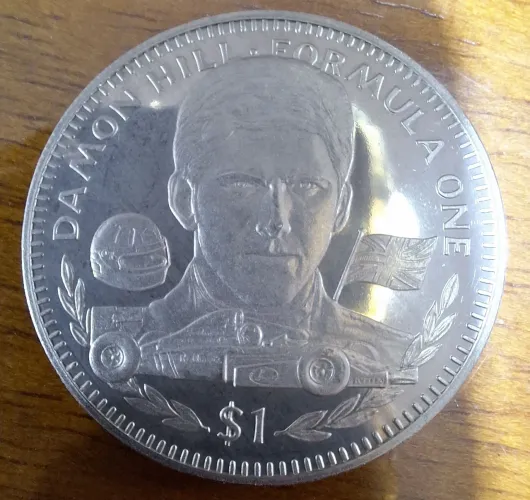 Moeda Libéria 38,61mm