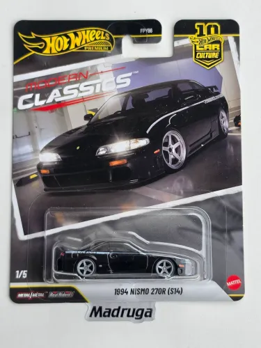Hot Wheels Premium Nismo 270R S14 1994 - Nissan Silvia - Preto Japones JDM