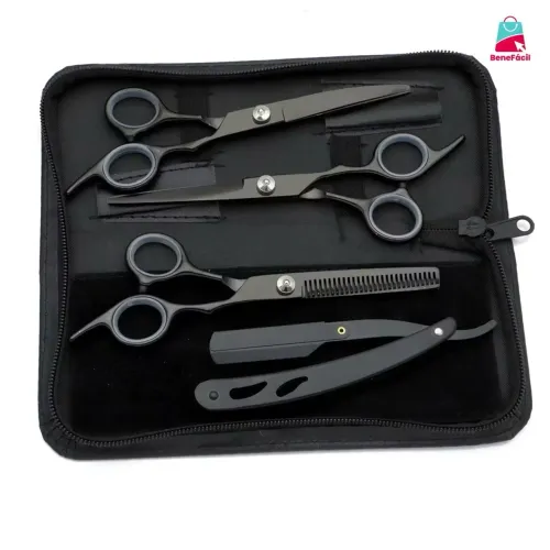 Kit de tesouras profissionais 