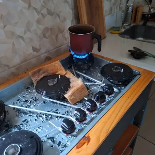 Cooktop Electrolux 5 bocas sem o vidro blindex