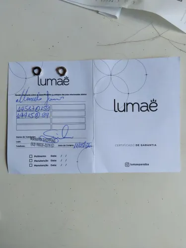 Argola prata Lumière na garantia
