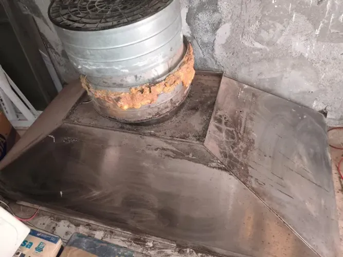 Coifa Industrial grande 2,00x1,00x0,70