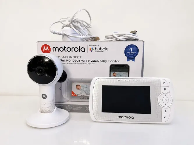 Babá Eletrônica Wifi Motorola Lux64 De 4,3 Polegadas