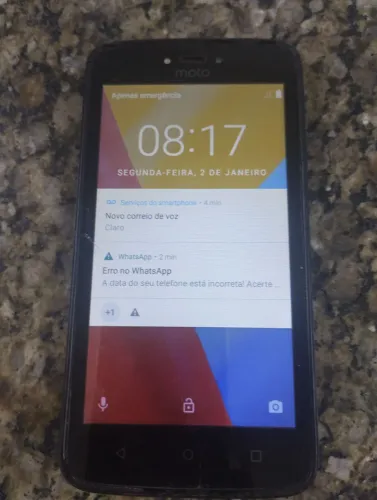 Celular Moto C Motorola 8gb