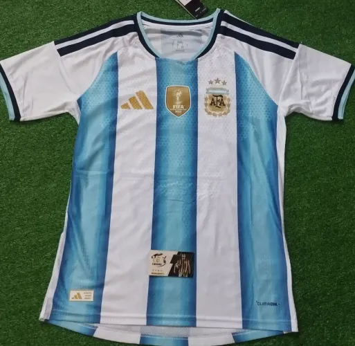 Camisa Seleção Argentina Jogador 2026/27 Azul - Home Patch Campeão