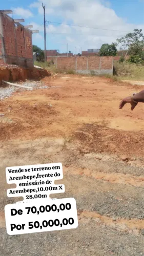 Terreno Arembepe por apenas 50.000