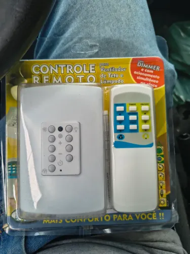 Controle remoto para ventilador de teto 
