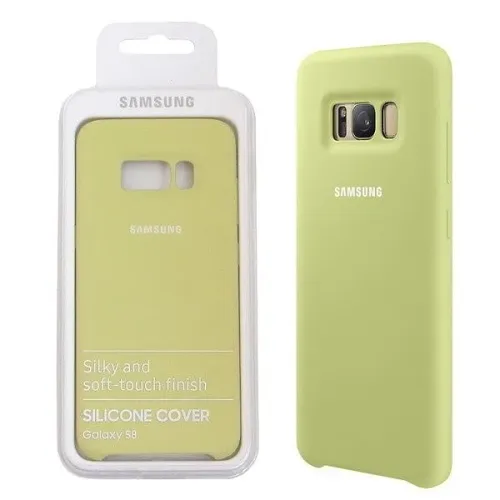 Capa Original Samsung Silicone Cover Galaxy S8+ S8 Plus Verde Lacrada Nova