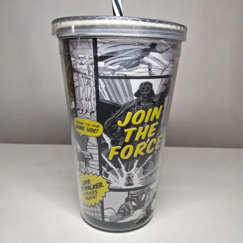 Star Wars - Copo Original Colecionavel Com Canudo da Imaginarium
